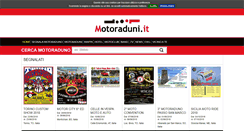 Desktop Screenshot of motoraduni.it